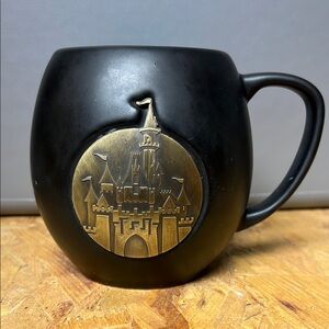 Disney Black and Gold Castle Mug